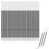 30 Pcs Refills Black Retractable Pen Refills 0.7mm Retractable Pen