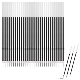 30 Pcs Refills Black Retractable Pen Refills 0.7mm Retractable Pen Refills Black Ballpoint Pen Refills Black Ink Refill Ballpoint Pen Refills Ballpoint Medium Point Ink Refills for Office School Home