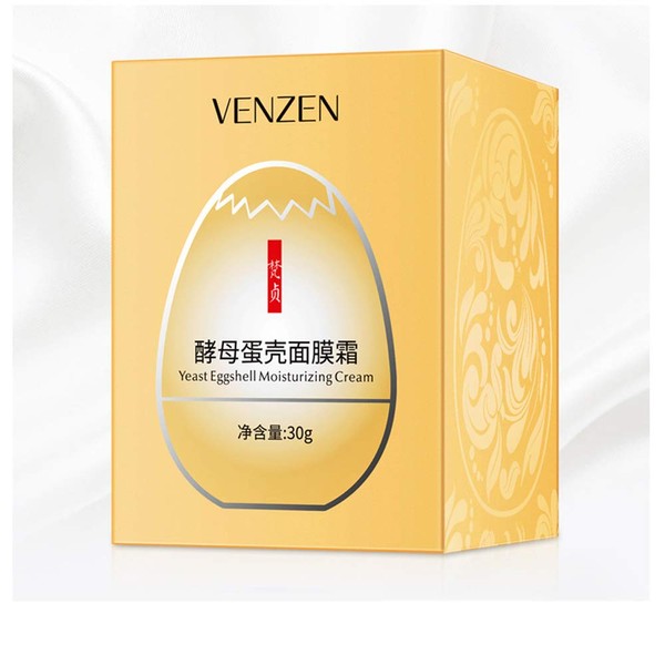 VENZEN Cream Yeast Eggshell Anti-Aging Natural Soft Skin Essence Protection 30g