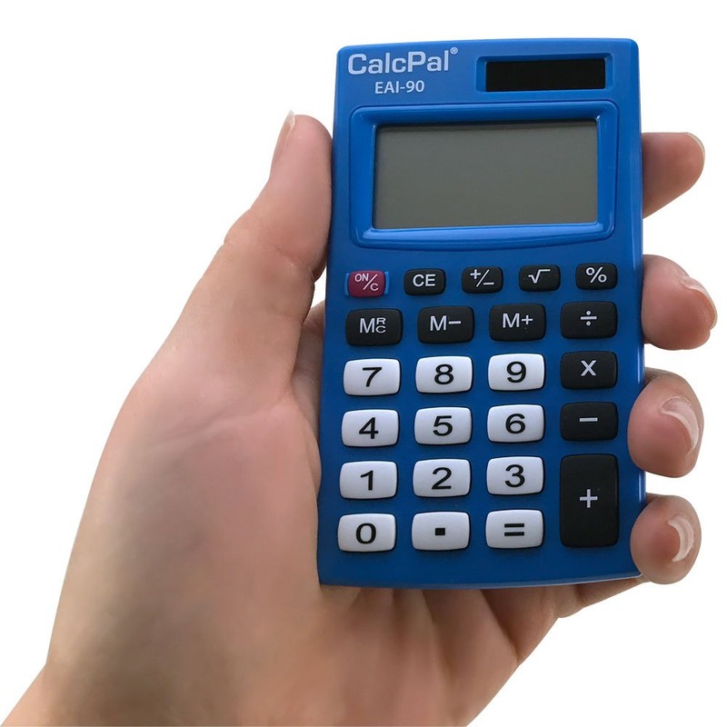 EAI Education CalcPal EAI-90 Pocket Basic Calculator - Set of