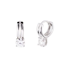 Gold & Deer G-DIA Moissanite Double One Touch Ring Earrings Size / 골드앤디어 G-DIA 모이사나이트 더블 원터치 링 귀걸이 사이즈