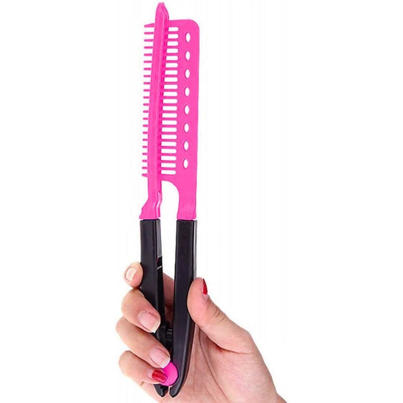 Peine de pelo anti-estática en forma de V peine del