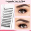 Diy Extensiones Pestanas, Pestañas De Torre De Cómic 8-15mm