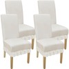 Velvet Dining Room Chair Cover Stretch Thicker Dining Chair Covers