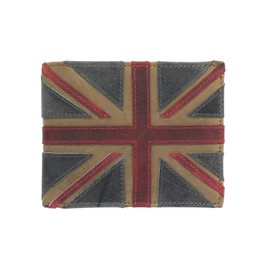 Mala Leather Union Jack Collection Leather Wallet RFID Blocking 197_29 Brown