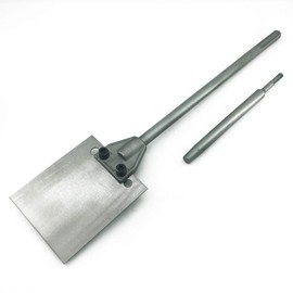 SPKLINE 5 Inch Wide SDS Floor Scraper Set Tile & Thinset Scaling Chisel Thinset Scraper Adhesives Remover Wall Scraper Fits SDS-Plus & SDS-Max Rotary Hammer, Chipping Hammer Drills, Demolition Hammers