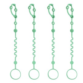 LittleHugs Toy Straps for Baby, Adjustable Toy Holder for Stroller Accessories, Silicone Baby Tether Pacifier Clip, No Throw Baby Travel Essential Leash for High Chair, Car Seat