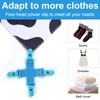 BOXOB 2pcs Bed Sheet Detangler, Blue Sheet Detangler Fitted Sheet