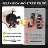 Lets Joy Finger Grip Strengthener, Black Hand Grip Trainer, Hand