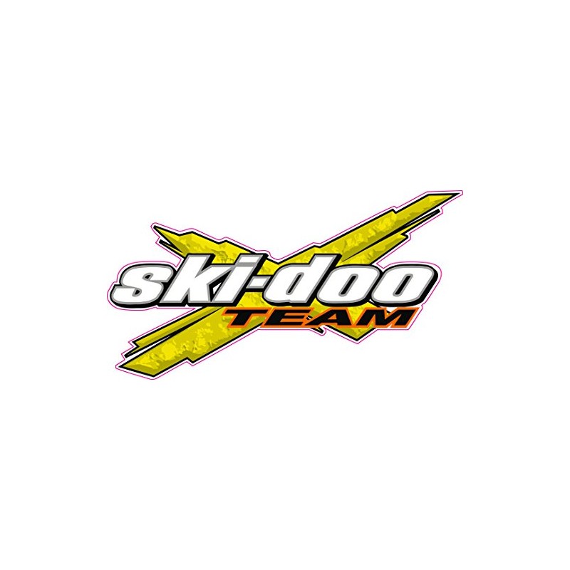 Team Ski-Doo Decal 6 inch