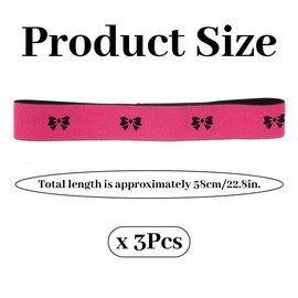 3Pcs Elastic Wig Bands for Lace Frontal Security, Adjustable Wig Melting Bands to Hold Wig in Place