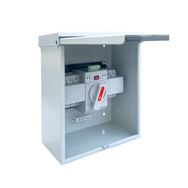 Jiangce 100A Generator Transfer Switch, 3P Heavy Duty Automatic Transfer Switch, 120/240V Dual Power Safety for Indoor or Outdoor Use