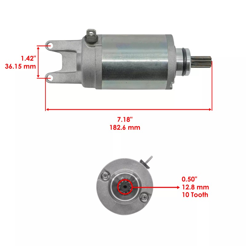 Caltric For Kawasaki ZZR600 ZX600 Starter Motor 2005-2006 21163-1304