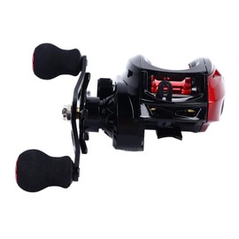 Carrete Baitcasting, Capacidad de Carga 10 Kg Carrete Baitcasting de Metal para Pesca en Agua de Mar