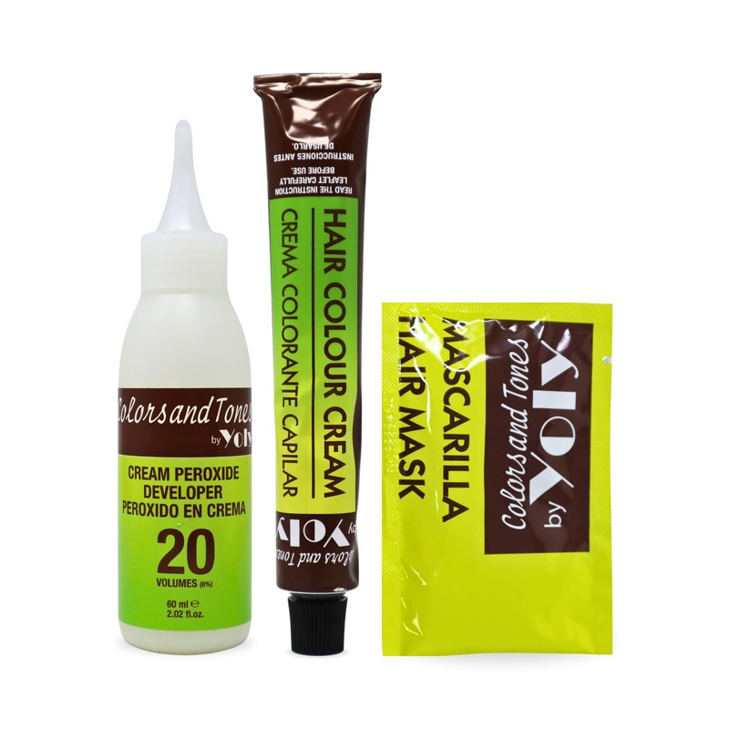 Yoly Color and Tones Permanent Hair Color Cream - 5