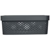 CURVER | Infinity Tray 11L, Charcoal Grey, 35.6 x 26.6