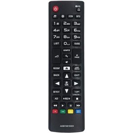 Universal TV Remote Control for LG Smart LCD LED 3D HDTV AKB75095308 AKB74915324 AKB75095307 compatible with all LG TVs
