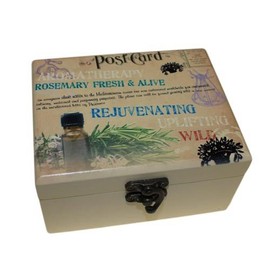 Aromatherapy Essential Oil Box (Design C: Holds 12 Bottles)