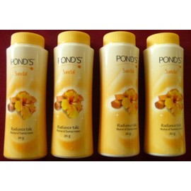 4 X Ponds Dreamflower Magic Sandalwood Talc Radiance Face Talcum Powder 15g X 4 = 60gm by Ponds
