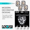 MODGY Luminary Lanterns, Halloween Candle Holders with Flameless Floating LED