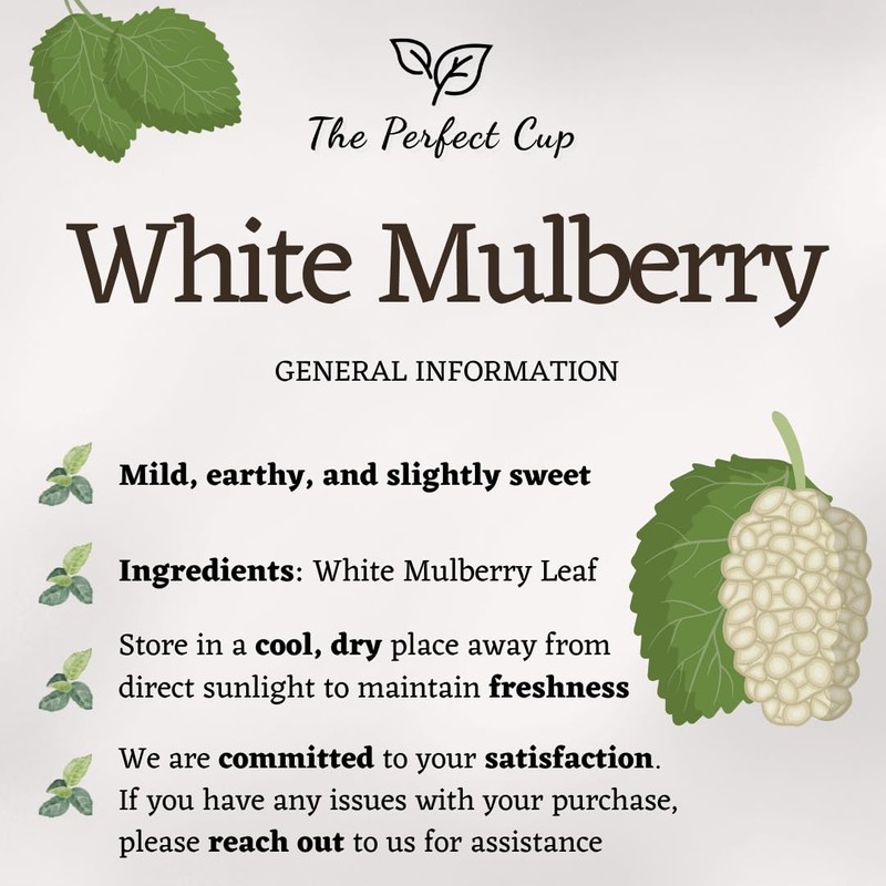 White Mulbery Loose Leaf Herbal Tea (50g)