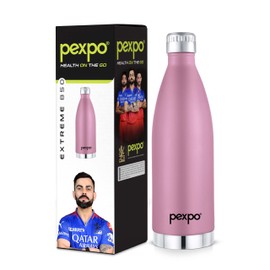 PEXPO Extreme Hot & Cold ISI Certified Flask| Stainless Steel Water Bottle |Insulated| Adventure| Trekking| Office| Workout| Travelling|Home|Adults 850 ml | 28 oz Rosy Brown