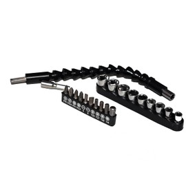 Flexible Drill Extension Kit - Screwdriver Bits and Socket Set Included