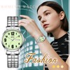 Avaner Women's Stretch Band Watches: Ladies Elastic Strap Stainless Steel