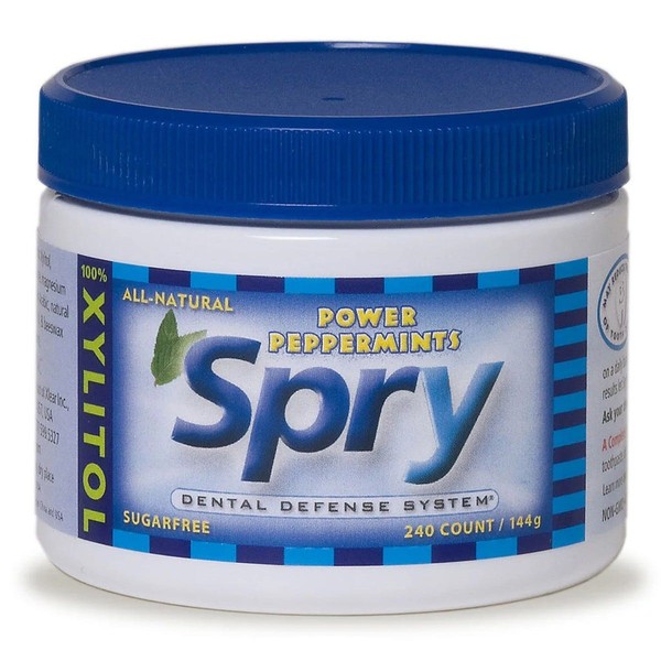 Xlear Spry Mints Power Peppermints 240 Counts