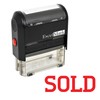 Sold Self Inking Rubber Stamp - Red Ink (ExcelMark A1539)