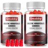 GREABBY Creatine Monohydrate Gummies - 5g Creatine Monohydrate with L-Taurine,