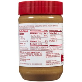 Jif Simply Creamy Peanut Butter, 15.5 oz, 3 ct