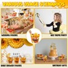 meekoo 16 Sets Mini Honey Bee Pots with Wooden Dippers