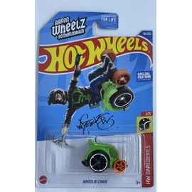 Hot Wheels 2022 - Silla Wheelie - Verde - HW Daredevils 2/5