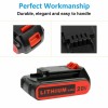 BLACK+DECKER 2Pack LithiumBattery replace for Black and Decker 20 Volt