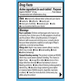 ECOTRIN ADULT LOW DOSE 81MG (45 tablets)