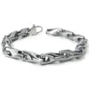 Metal Factory Tungsten Carbide Men's Wheat Link Bracelet Sz 10"