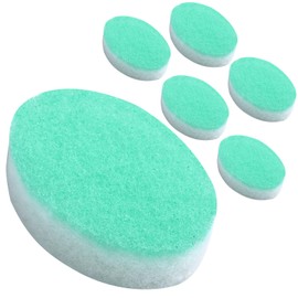 Teenyyou 6 Pcs Double Sided Body Sponge Facial Sponge for Daily Cleansing and Gentle Exfoliating Facial Sponge Buff Style Exfoliating Pads for Removing Dead Skin, Dirt and Makeup