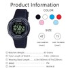 PINDOWS Womens Watch for Women Digital Sport Watch Unisex Watch