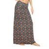 Women's Summer High Waist Boho Yoga Maxi Skirt Elastic Pull