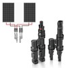 ZHITING 2 Pairs Solar Panel Y Branch PV Connector M