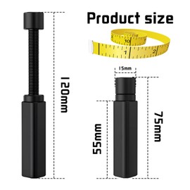 Graphics Card GPU Brace Support, Black Aluminum Alloy Video Card Sag Holder Bracket,GPU Stand - L (75-120 mm)