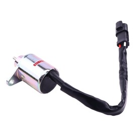 YLQASOON 12V Fuel Shutoff Solenoid Valve 41-6383 41-4306 41-3291 41-9100 Compatible with Yanmar 366 395 374 388 482 486 Thermo King TK249 TK374 TK388 MD-100 MD-200