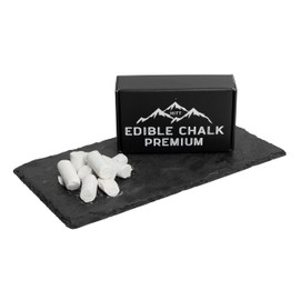 HITT PREMIUM Edible chalk - "Toffee Treat" Flavored chalk for eating with creamy flavor Edible chalk chunks ASMR Food Natural Product for pica, 200 gr