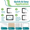 Fodeez 8.5x11 Self Adhesive Peel & Stick Document Holder for