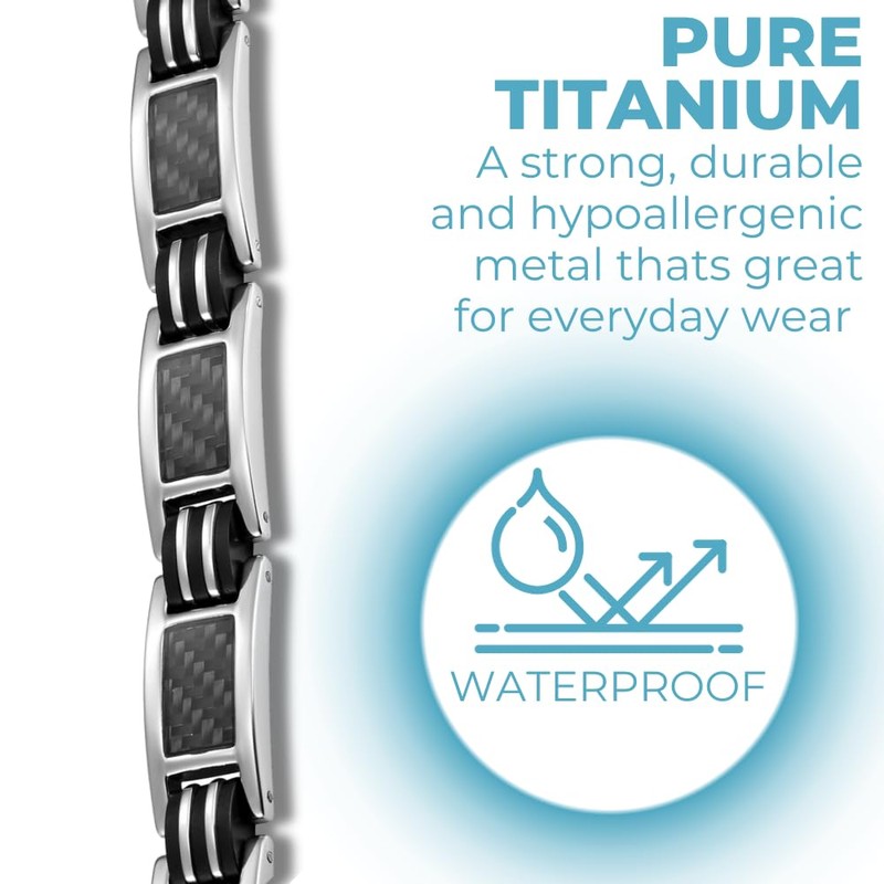 Willis Judd Mens Ultra Strength Magnetic Therapy Bracelet Size Adjustable