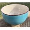 Royal Norfolk (4) Royal Norfolk Blue Swirl Bowls 5" Stoneware