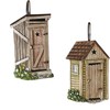 Park Designs Outhouse Shower Curtain Hooks | Decorative Rustic Bathroom