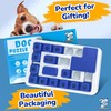 PeppyPawz Squeaky Interactive Dog Puzzle Slow Feeder Brain Toy for