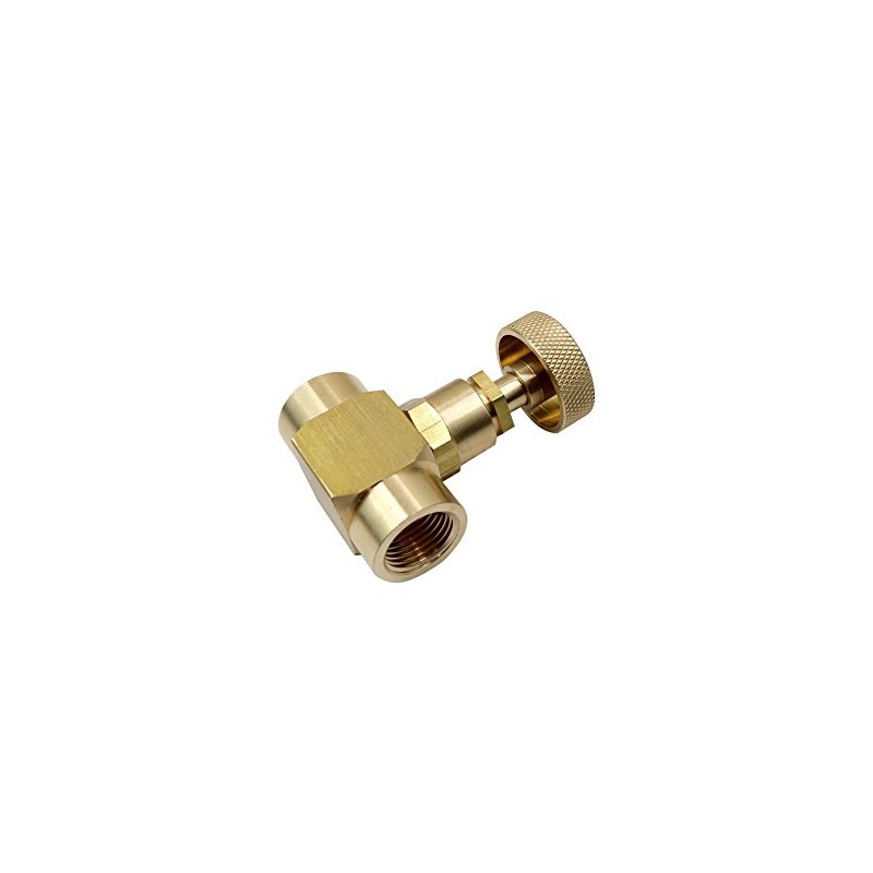 HongBoW Brass Instrument Propane Gas Needle Valve Wheel Handle 600